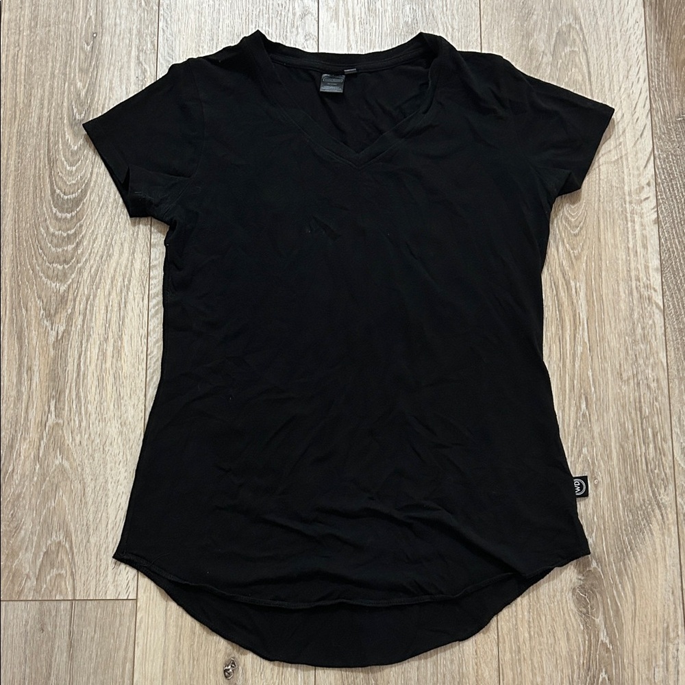 Wooly Doodle Black V-neck t shirt